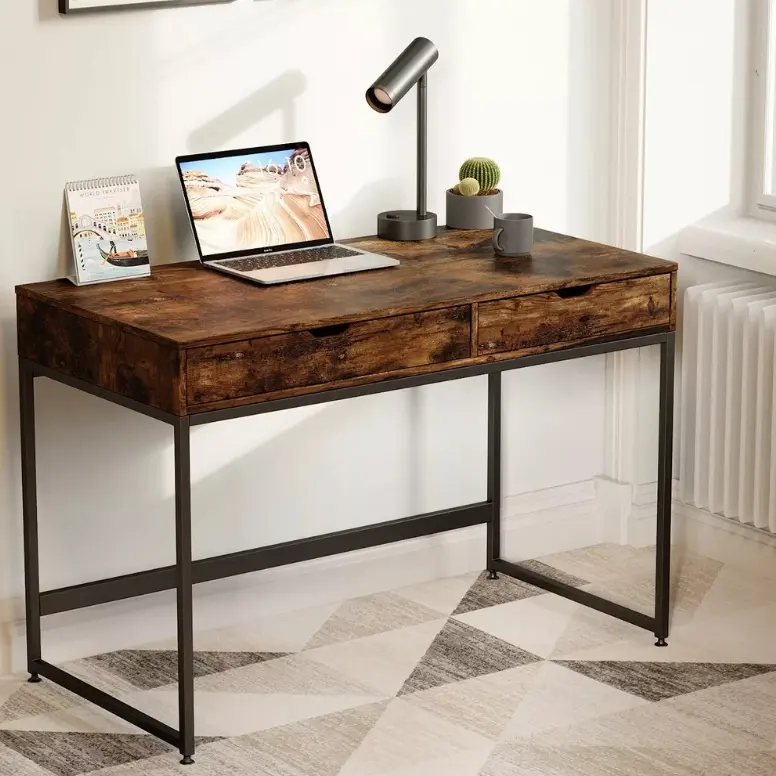 Bestier 43 inch Computer Desk with 2 Drawers