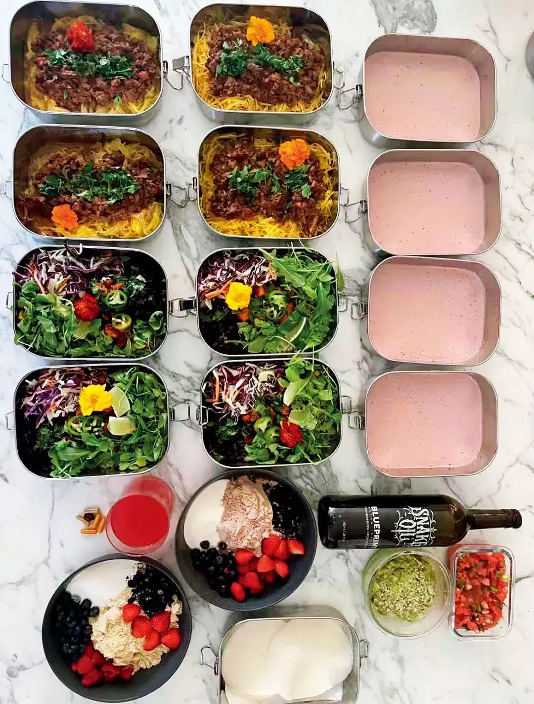 布莱恩·约翰逊四天内摄入的所有食物 图/受访者提供