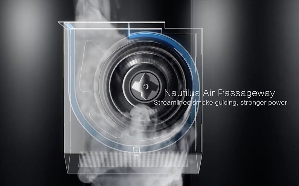 Nautilus Air Passageway in the EMS9026 motor.