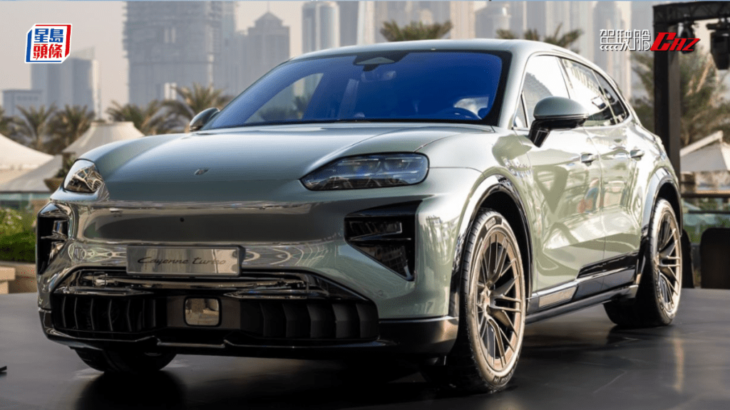 全新保時捷Porsche Cayenne Electric電動版本面世，一式兩款配用800V電驅平台，搭載113kWh鋰電。