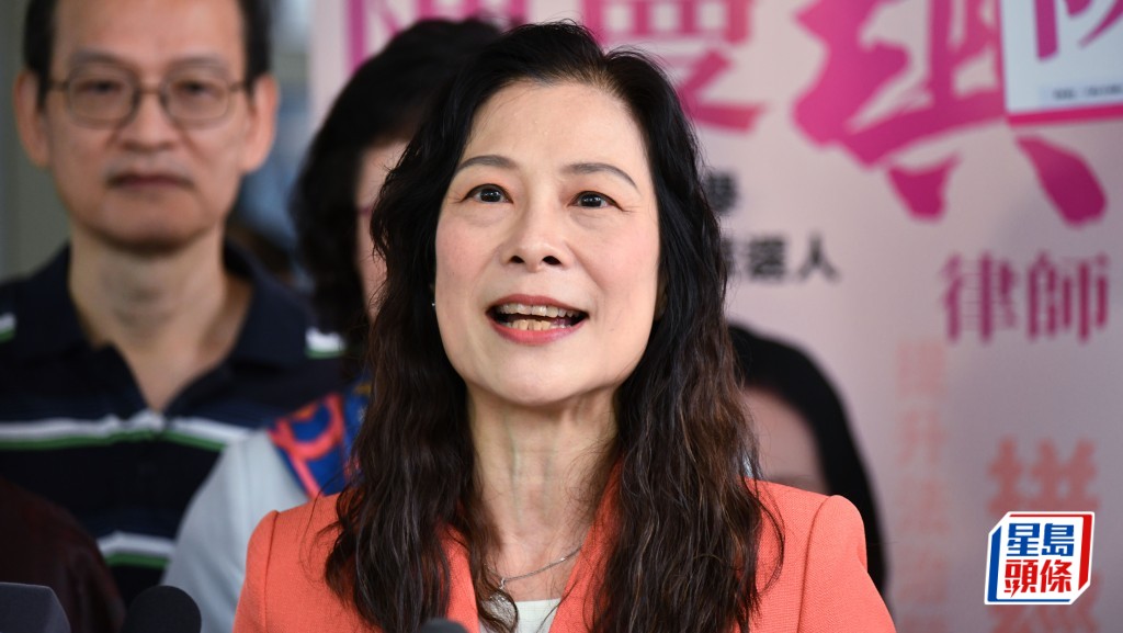 成功連任的選委界議員陳曼琪。資料圖片