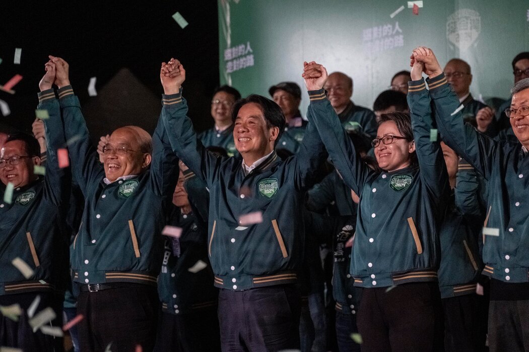 民进党史无前例地连续第三次赢得台湾总统大选。