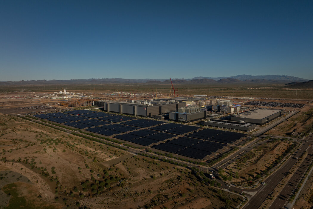 台积电位于亚利桑那州菲尼克斯的工厂。